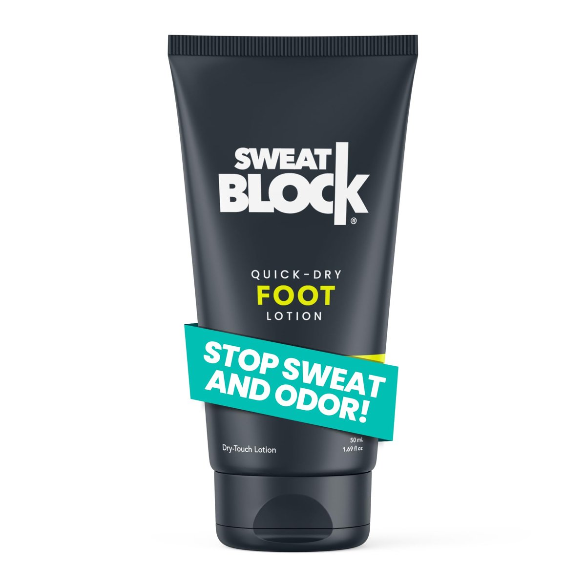 SweatBlock Foot Antiperspirant Lotion – Clinical Strength for Excessive Sweating & Foot Odor, Quick-Dry Hyperhidrosis Aid, Dermatologist Tested, 1.69 fl oz Avelisse