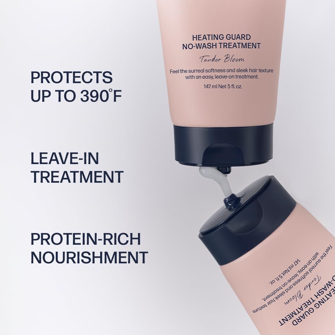 UNOVE Heating Guard No-wash Leave In Hair Treatment 147ml | Heat Protectant & Frizz Control for Dry Damaged Hair - görsel 4