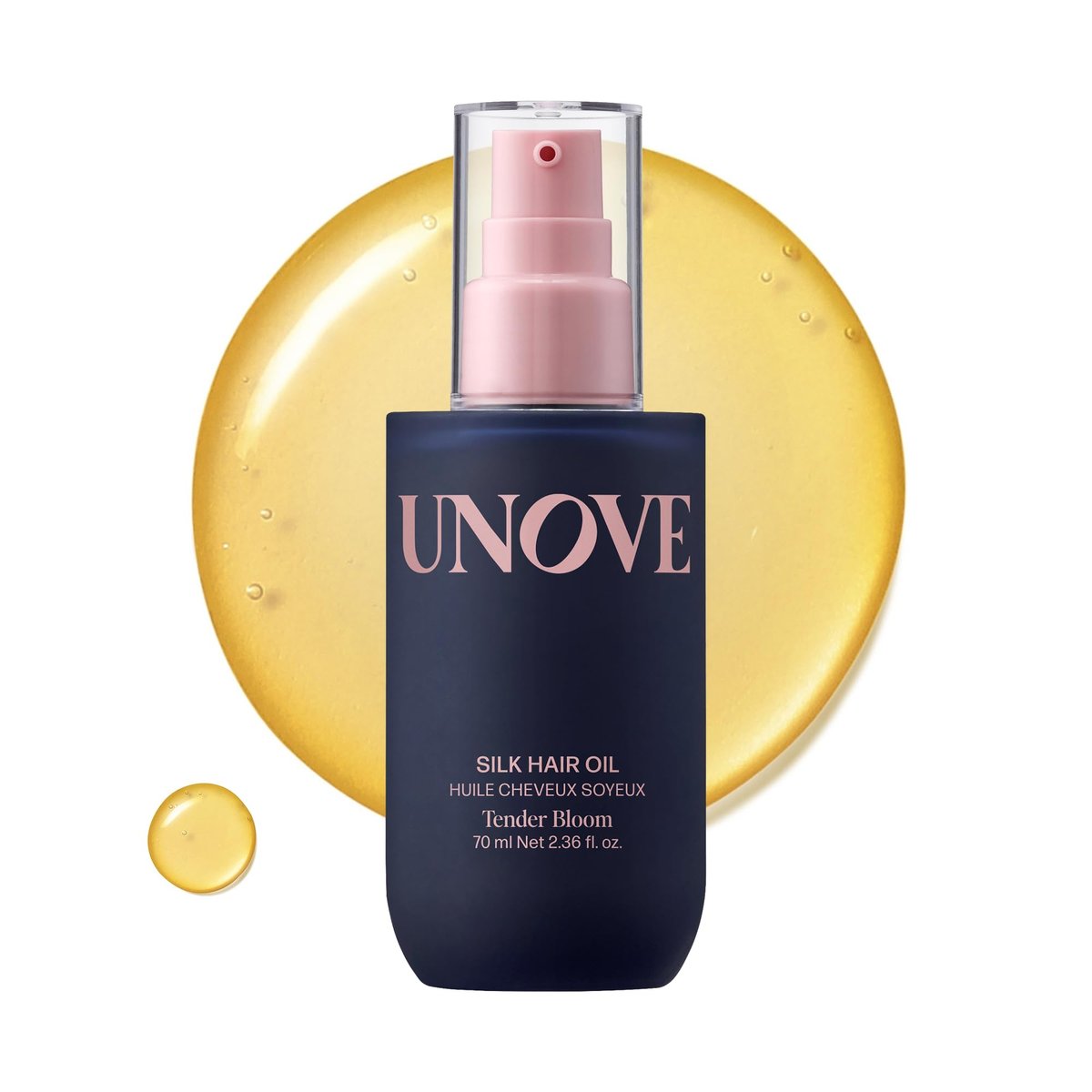 UNOVE Silk Oil Essence Hair Serum – Nourishing Lightweight Hair Oil for Dry, Frizzy & Damaged Hair, Frizz Control & Heat Protection, 70ml Avelisse