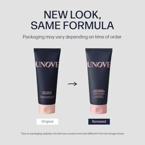 UNOVE Deep Damage Repair Hair Mask - Protein Hair Treatment for Damaged, Dry, Frizzy Hair - Deep Conditioning Keratin Mask - Korean Hair Care - Tender Bloom, 7 fl oz Avelisse