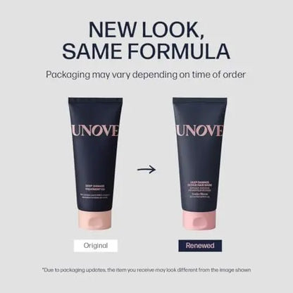 UNOVE Deep Damage Repair Hair Mask - Protein Hair Treatment for Damaged, Dry, Frizzy Hair - Deep Conditioning Keratin Mask - Korean Hair Care - Tender Bloom, 7 fl oz Avelisse