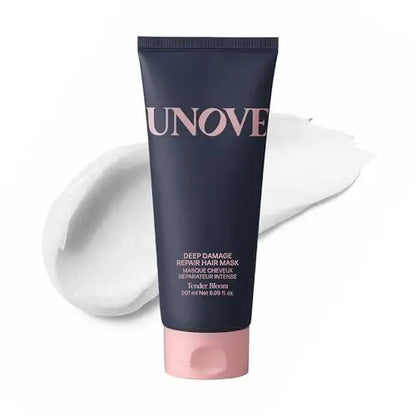 UNOVE Deep Damage Repair Hair Mask - Protein Hair Treatment for Damaged, Dry, Frizzy Hair - Deep Conditioning Keratin Mask - Korean Hair Care - Tender Bloom, 7 fl oz Avelisse