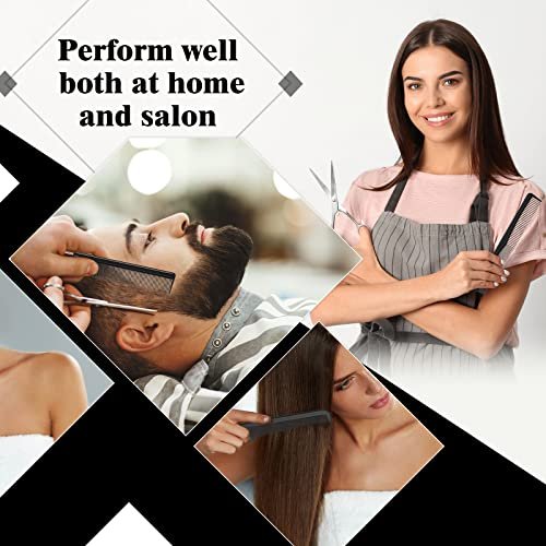 Patelai 5-Piece Carbon Fiber Hair Cutting Comb Set – Anti-Static, Heat Resistant Barber Combs for Men & Women - görsel 6