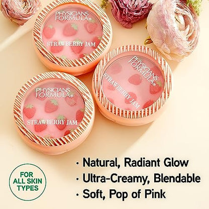 Physicians Formula Murumuru Strawberry Jam Blush - Strawberry, Shimmery Finish, 2.08 oz Avelisse