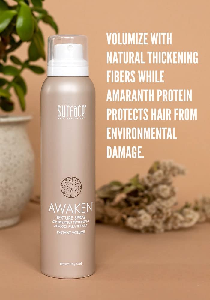 SURFACE Hair Awaken Texture Spray for Volumizing and Lifting Fine Hair, 4 fl. oz. Avelisse
