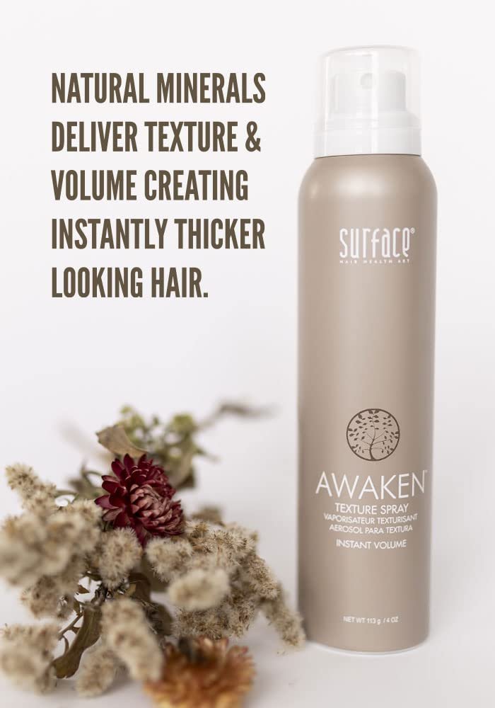 SURFACE Hair Awaken Texture Spray for Volumizing and Lifting Fine Hair, 4 fl. oz. Avelisse