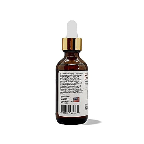 BIO7 Collagen Hair Growth Drops with Triple Bio-Action – Boost Follicles, Repair Damage, Improve Density – 2 Fl Oz - By Natures - görsel 6