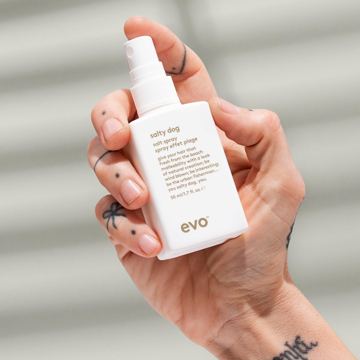 EVO Salty Dog Sea Salt Hair Spray - Beachy Texture & Volumizing Spray with Matte Finish, Travel Size 1.7 fl oz Avelisse