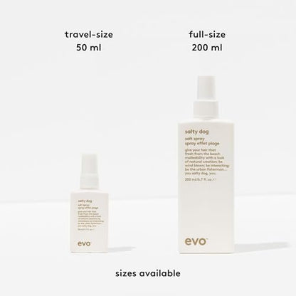 EVO Salty Dog Sea Salt Hair Spray - Beachy Texture & Volumizing Spray with Matte Finish, Travel Size 1.7 fl oz Avelisse