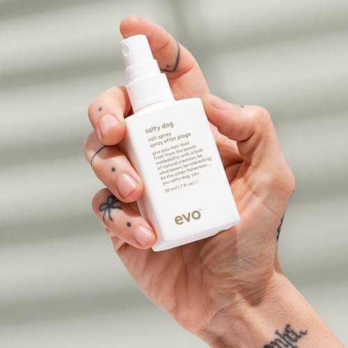EVO Salty Dog Sea Salt Hair Spray - Beachy Texture & Volumizing Spray with Matte Finish, Travel Size 1.7 fl oz Avelisse