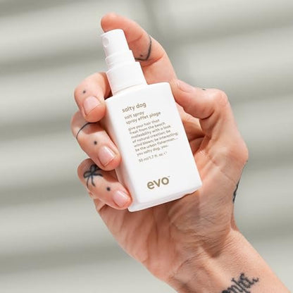 EVO Salty Dog Sea Salt Hair Spray - Beachy Texture & Volumizing Spray with Matte Finish, Travel Size 1.7 fl oz Avelisse
