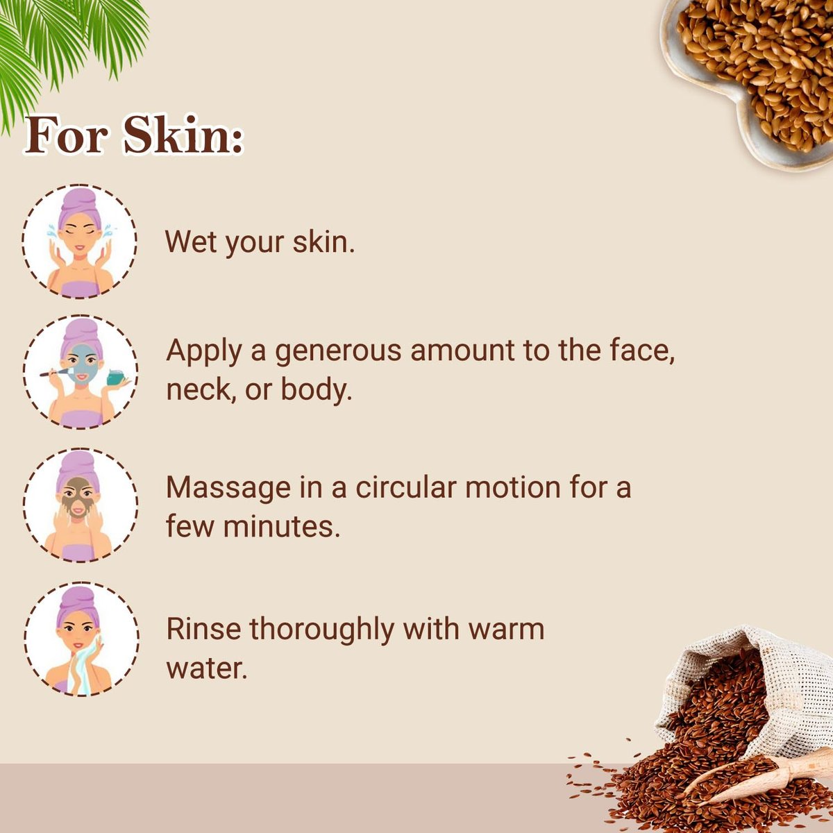 Organic Netra Pure Flaxseed Gel with Vitamin E for Hair & Skin - 7.05 oz - Strengthens & Nourishes, Reduces Fine Lines & Wrinkles, Safe for All Skin Types Avelisse