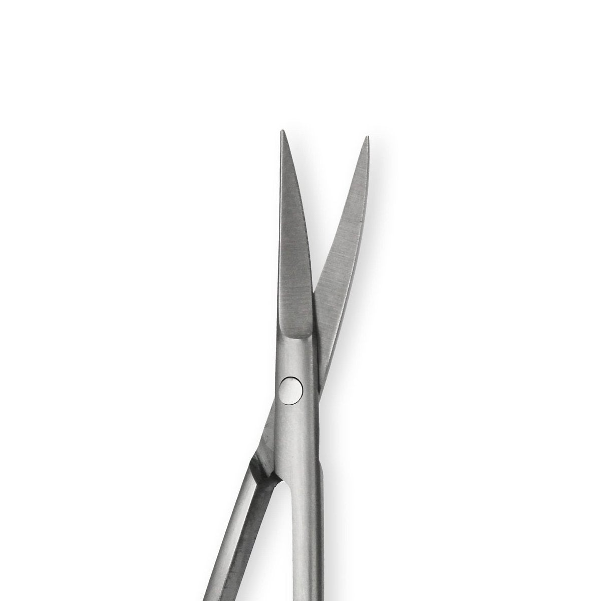Stainless Steel Curved Beauty Scissors for Precision Grooming - Multipurpose Cuticle and Nail Scissors, Silver - görsel 5