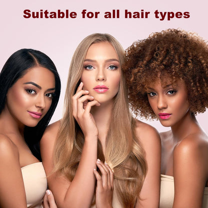 Sonew 2-in-1 Hair Dryer Brush & Straightener Blow Dryer Brush with Negative Ions - Detangles, Smooths Hair, Reduces Frizz & Static (Black) Avelisse
