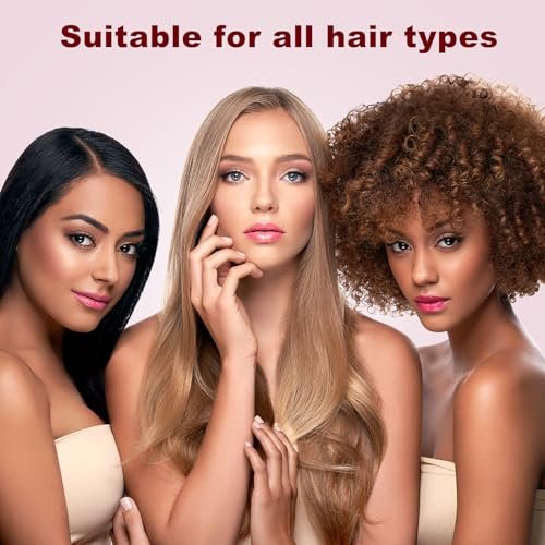 Sonew 2-in-1 Hair Dryer Brush & Straightener Blow Dryer Brush with Negative Ions - Detangles, Smooths Hair, Reduces Frizz & Static (Black) Avelisse
