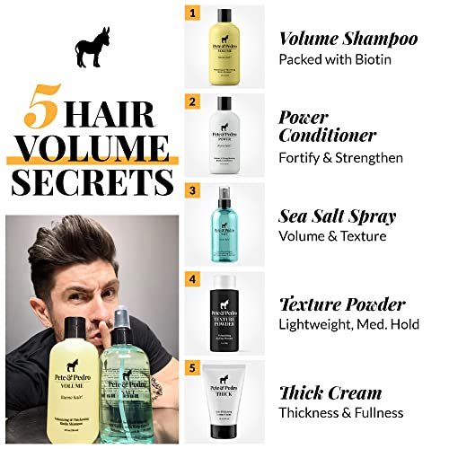 Pete & Pedro THICK Hair Cream - Light-Holding Thickening & Texture Styling Cream for Fine, Thin, & Thinning Hair, Men & Women, 4 oz Avelisse