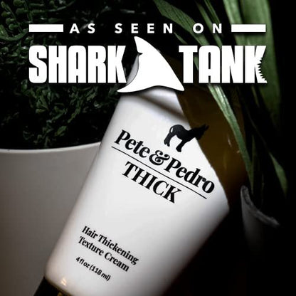 Pete & Pedro THICK Hair Cream - Light-Holding Thickening & Texture Styling Cream for Fine, Thin, & Thinning Hair, Men & Women, 4 oz Avelisse