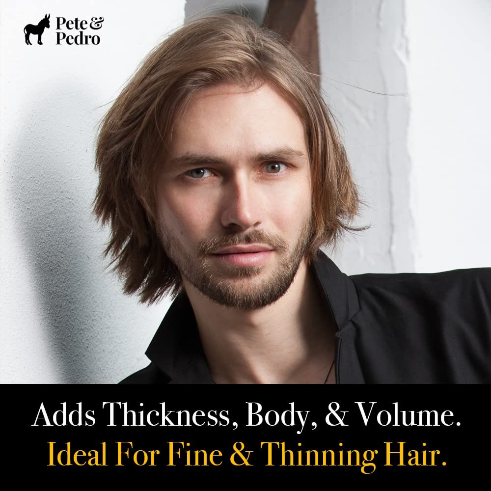 Pete & Pedro THICK Hair Cream - Light-Holding Thickening & Texture Styling Cream for Fine, Thin, & Thinning Hair, Men & Women, 4 oz Avelisse