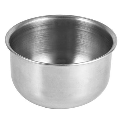 Stainless Steel Shaving Bowl – Premium Lather Bowl for Men, Silver Shaving Soap Mug for Barbers & Home Use