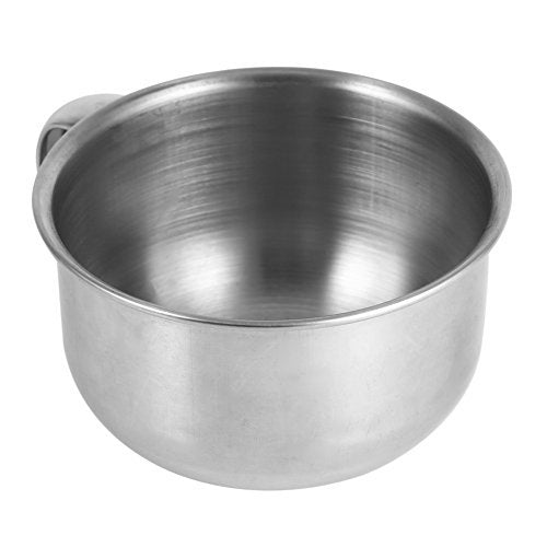 Stainless Steel Shaving Bowl – Premium Lather Bowl for Men, Silver Shaving Soap Mug for Barbers & Home Use - görsel 18