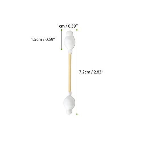 Isshah Baby Cotton Swabs – 108 Count, FSC Certified Bamboo Handle, Biodegradable & Eco Friendly Safety Cotton Buds - görsel 12