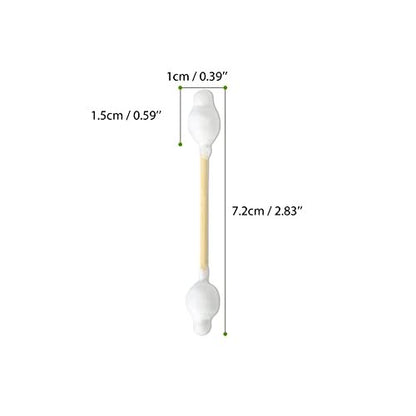 Isshah Baby Cotton Swabs – 108 Count, FSC Certified Bamboo Handle, Biodegradable & Eco Friendly Safety Cotton Buds