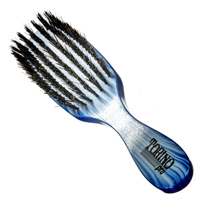 Torino Pro Wave Brush #711-7 Row Hard Bristles – Reinforced Boar Bristles for 360 Waves & Wolfing Avelisse