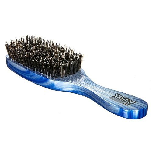 Torino Pro Wave Brush #711-7 Row Hard Bristles – Reinforced Boar Bristles for 360 Waves & Wolfing Avelisse