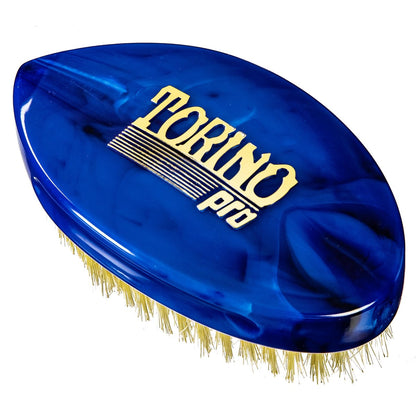 Torino Pro Curve Wave Brush #231 - Curved Medium Shower Brush with Extra Long Bristles for Laying Down Waves Avelisse