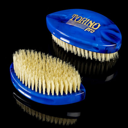 Torino Pro Curve Wave Brush #231 - Curved Medium Shower Brush with Extra Long Bristles for Laying Down Waves Avelisse