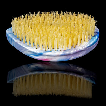 Torino Pro Curve Wave Brush #232 - Curved Palm Medium Hard Shower Brush for 360 Waves Avelisse