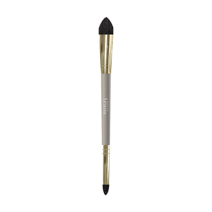 Feliceratenone Double Eyeshadow Brush (Pointed) - Golden Aluminum Handle
