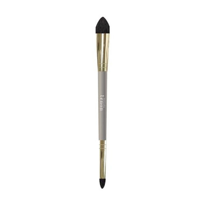 Feliceratenone Double Eyeshadow Brush (Pointed) - Golden Aluminum Handle