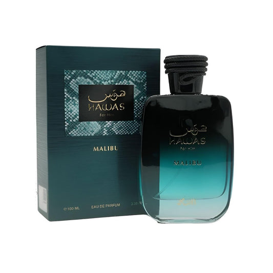 Hawas Malibu by Rasasi - Eau de Parfum, 3.4 Fl Oz Avelisse