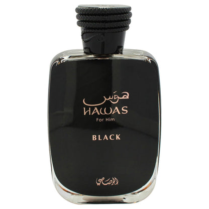 Rasasi Hawas Black for Men - 3.38 oz Eau de Parfum Spray Avelisse