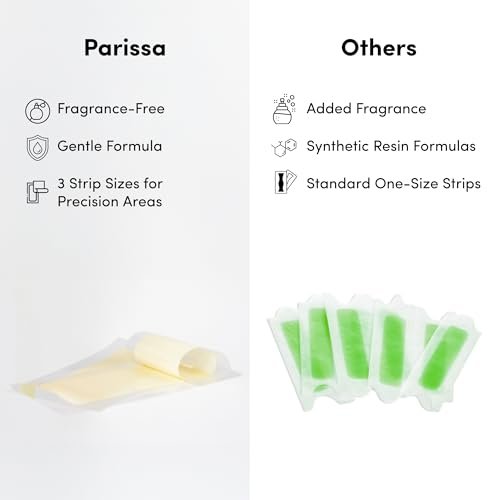 Parissa Legs & Body Biodegradable Wax Strips Kit - 24 Ready-to-Use Large Wax Strips for At-Home Hair Removal, Suitable for All Hair Types, Includes Post-Wax Ultra Soothe Oil Avelisse