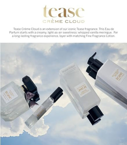 Victoria's Secret Tease Crème Cloud Eau de Parfum - Vanilla Meringue, Santal Flower & Sheer Amber - Women's Perfume, 3.4 oz Avelisse