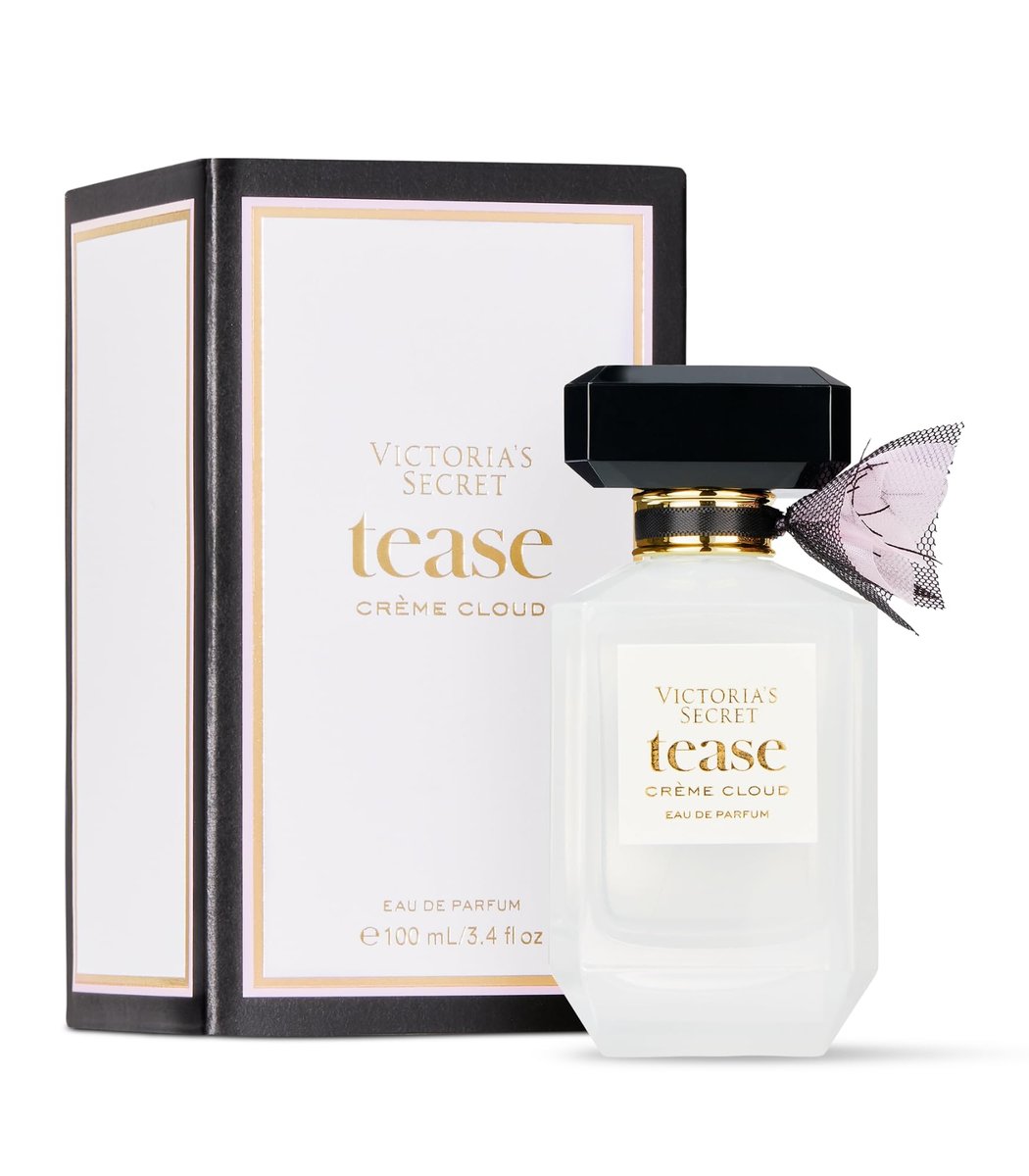Victoria's Secret Tease Crème Cloud Eau de Parfum - Vanilla Meringue, Santal Flower & Sheer Amber - Women's Perfume, 3.4 oz Avelisse