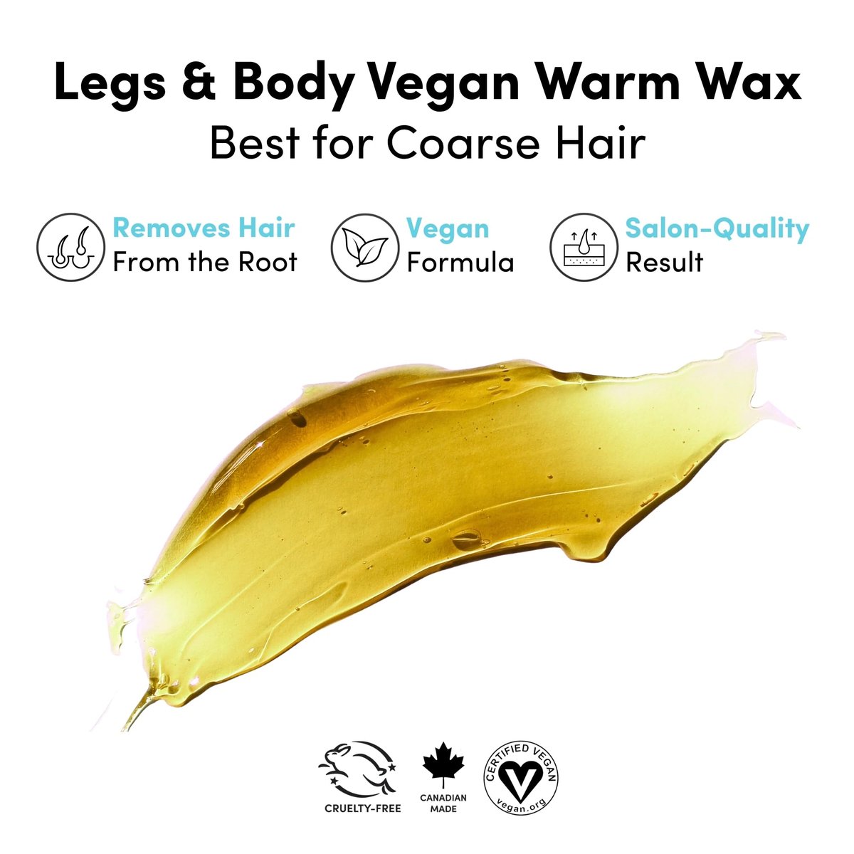 Parissa Microwavable Warm Wax Kit – Vegan, Salon-Quality Formula for Coarse Hair on Legs & Body, 5 fl oz (150 ml) Avelisse