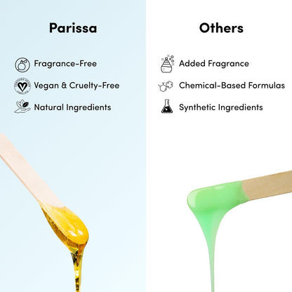 Parissa Microwavable Warm Wax Kit – Vegan, Salon-Quality Formula for Coarse Hair on Legs & Body, 5 fl oz (150 ml) Avelisse