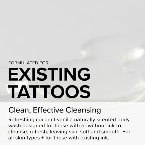 Mad Rabbit Refresh Body Wash - Tattoo Aftercare, Gentle Cleansing & Hydrating Formula for All Skin Types, Anti-Aging, 16 oz Avelisse