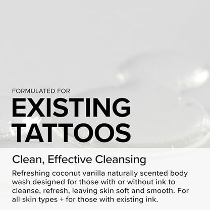Mad Rabbit Refresh Body Wash - Tattoo Aftercare, Gentle Cleansing & Hydrating Formula for All Skin Types, Anti-Aging, 16 oz Avelisse