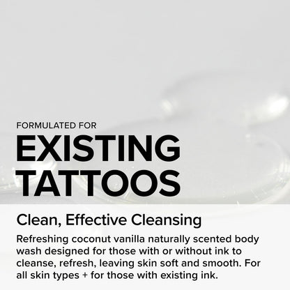Mad Rabbit Refresh Body Wash - Tattoo Aftercare, Gentle Cleansing & Hydrating Formula for All Skin Types, Anti-Aging, 16 oz Avelisse