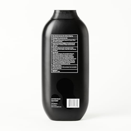 Mad Rabbit Refresh Body Wash - Tattoo Aftercare, Gentle Cleansing & Hydrating Formula for All Skin Types, Anti-Aging, 16 oz Avelisse