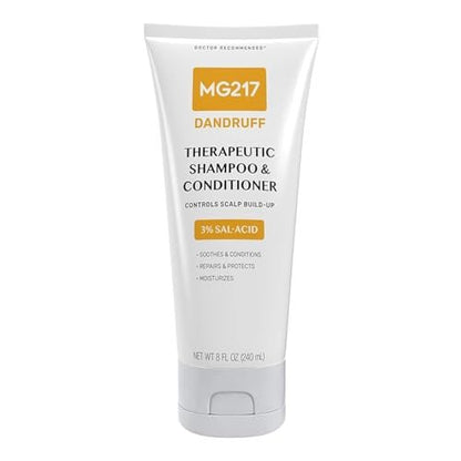MG217 Medicated Dandruff Shampoo & Conditioner, 3% Salicylic Acid, 8 oz Tube Avelisse