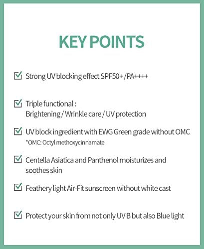 BENTON Air Fit UV Defense Sun Cream – Lightweight SPF Sunscreen for Face, 1.69 Fl Oz Avelisse