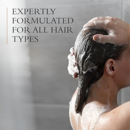 Gilchrist & Soames London Collection Shampoo – Pure, Sulfate Free, Paraben Free, Cruelty Free Formula for All Hair Types, Gentle Clarifying & Moisturizing Wash with Crisp, Clean Scent, 15.5 oz Avelisse