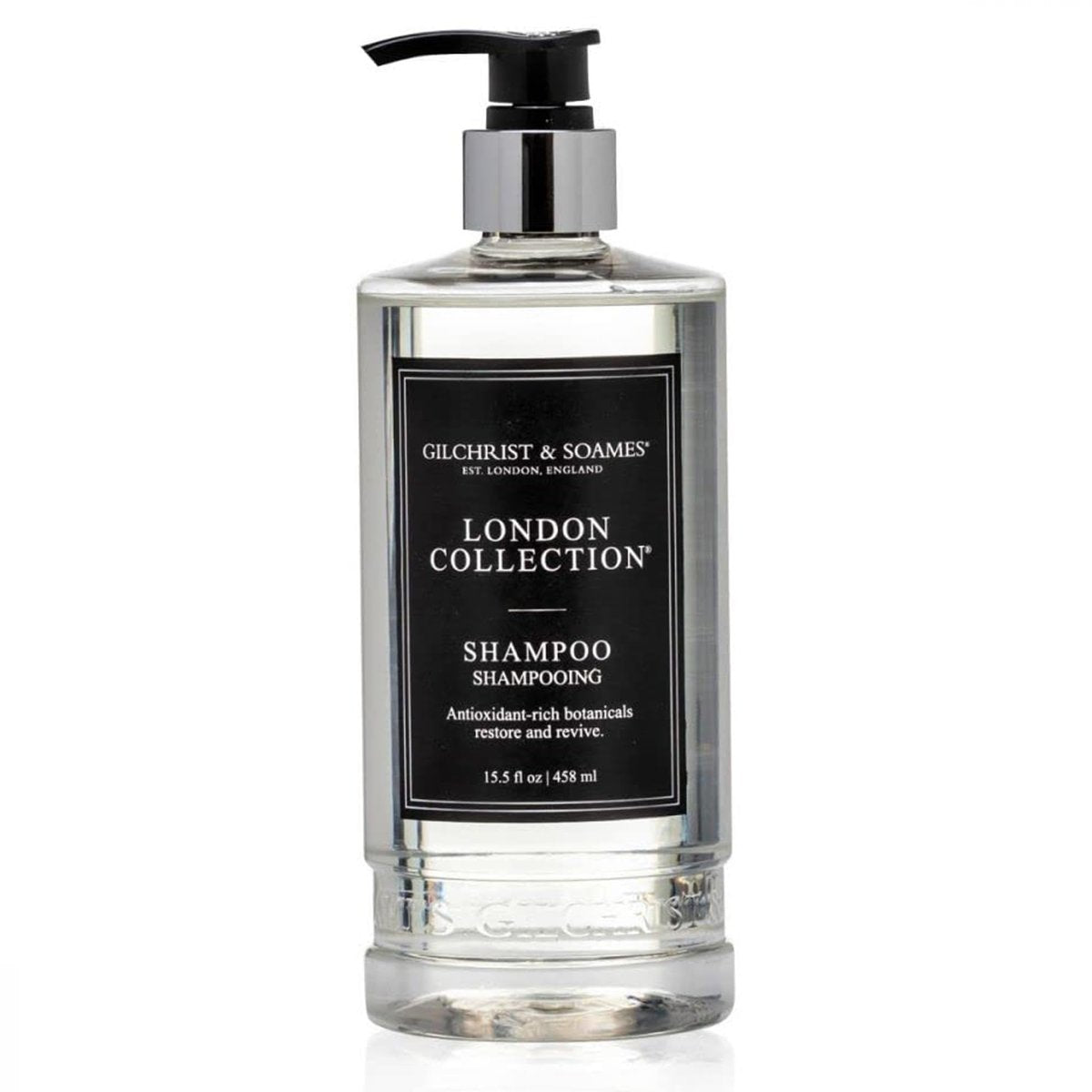 Gilchrist & Soames London Collection Shampoo – Pure, Sulfate Free, Paraben Free, Cruelty Free Formula for All Hair Types, Gentle Clarifying & Moisturizing Wash with Crisp, Clean Scent, 15.5 oz Avelisse