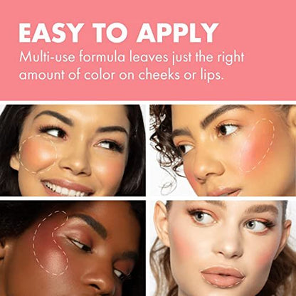 Milani Cheek Kiss Liquid Blush Makeup - Pink Flirt, Lightweight & Buildable Liquid Blush for Radiant Flushed Cheeks