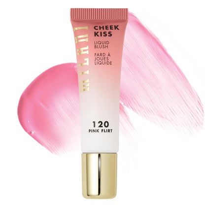 Milani Cheek Kiss Liquid Blush Makeup - Pink Flirt, Lightweight & Buildable Liquid Blush for Radiant Flushed Cheeks